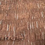 A New Day  Brown Ruched Crop Top Spaghetti‎ Straps Women's Size Large Photo 3