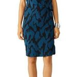 by Malene Birger Bellatrix Harluna Silk Short Sleeve Dress Women's Size 42 US 12 Blue Photo 0