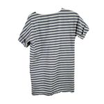 ATM Anthony Thomas Melillo Blue Striped Mini Tunic Dress FLAW Womens Small? Photo 5