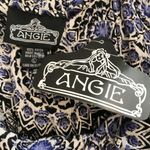Angie Blue & Black Boho Print Romper, L, NWT! Photo 8