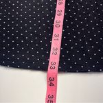 Gap Imperfect  black polka dot dress flutter sleeves tie back stretchy vneck 2007 Photo 7