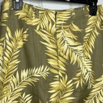 Tommy Bahama  SILK Tropical Leaf Print Pencil Skirt Womens Size 8 Olive Green Photo 1