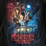 Stranger Things  Black Tee. Size Small Photo 2