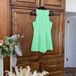 Likely green asymmetrical ruffle lined romper S Photo 5