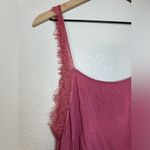Free People Intimately Dobby Dot Rose Pink Lace Trim Camisole Medium Cami Tank Photo 5