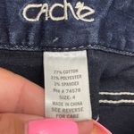 Cache  Women's Deep Indigo vintage lowrise Skinny Jeans Photo 8