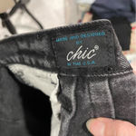 Foxy vintage 80s Chic USA black denim pleated skirt pockets good quality Size undefined Photo 5