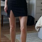 Black suede skirt Size XS Photo 0