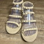 Steve Madden Tan Strappy Sandals W/Spike Embellishment Size 7 Womens Photo 6