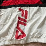 NWT Fila Color Block Hooded Full‎ Zip Women's Lightweight Windbreaker Jacket S Black Photo 3