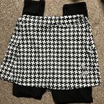Runningskirts brand Skirted cold weather leggings fleece lined Sz L houndstooth Black Size L Photo 6