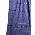 Kische Top Womens Sleeveless Tank Navy Blue With Rows Of Sequins Sparkle‎ Sz M Size M Photo 1