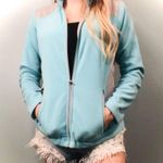 Columbia blue and gray fleece zip up jacket! Photo 1