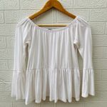 Kimchi Blue  flowy white top Photo 2