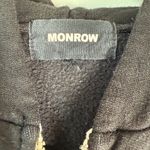 Monrow Hoody Softfleece Zip Up Black Size XS Photo 6