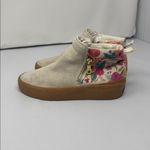 Rifle Paper Co x Keds Cooper Suede Zip Bootie Garden Party SZ 5.5 Tan Floral Photo 4