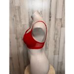 Lively 34DD Red Lace Underwire Bra Adjustable Straps Mesh Detail NWT Size undefined Photo 2