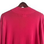 Chico's 1 Womens Knit Jacket M Pink Zip Front Long Sleeve Lightweight Layering Photo 4