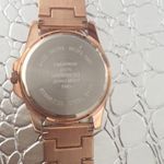 Rose gold watch with crystal encrusted face. Photo 4