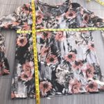 Dantelle Floral bell sleeves Blouse Size Medium Photo 6