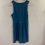 Madewell Keynote Ponte Blue Fit and Flare Dress with Pockets Size Medium Photo 2