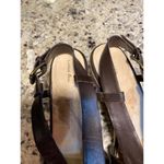 Lands End Wedge Sandal Size 9.5 Brown Photo 3