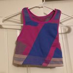 Nike  Purple and Pink Colorblock Sports Bra XS Xtra Small Dri Fit GUC Racerback Photo 0