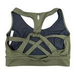 Free People FP Movement Light Synergy Crop Top Bra Secret Moss Green Large Photo 3