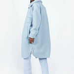 Princess Polly  Light Blue Teddy Coat  Photo 3