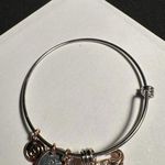 Elephant Charm Bangle Bracelet 7 Inch It’s The Little Moments That Make Life Big Silver Photo 1
