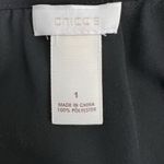 Chico's Chico’s Women’s Gold Silver Embellished Black Peplum Blouse Size 1, US 8 Photo 5