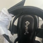 Qupid 🍊 chunky strappy black heels🍊 Photo 5