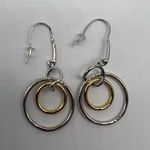 NEW Real Simple RS silver & gold drop dangle circle fashion earrings sty… Photo 9
