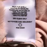 EXPRESS  Blush Pink Super soft faux fur jacket M Photo 5