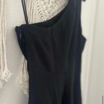 Cinq à Sept Cinq a Sept Dulcina One Shoulder Asymetrical Black Midi Dress NWT Photo 3