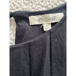 Madewell  Sleeveless Crewneck Bubble Top Black Size L NU852 Photo 4