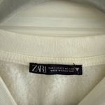 ZARA Women’s Cropped Crewneck Sweatshirt Size Small Photo 2