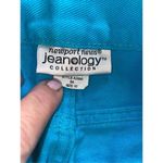 Newport News Jeanology Turquoise Denim Jeans Straight Leg Mom Jeans 10 Photo 4