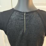 Robert Rodriguez ROBERT‎ RODRIGUEZ - Peplum Blouse Small Black Snake Zipper Photo 4