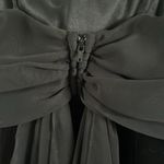 Betsy and Adam Vintage 90s Y2K  black velvet mini dress Photo 6