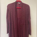 Silence + Noise  Red Floor Length Duster Cardigan Duster SZ S Photo 1