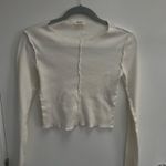 John Galt Cropped Long Sleeve Top Photo 0