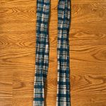 Self Esteem  brand teal plaid print scarf Photo 0