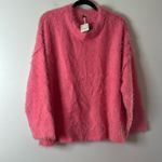 Free People NWT Harrison Bunny Crew Pink Small oversized Photo 4