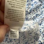 Eileen West Ladies Small Blue Floral Polyester Blend Long Sleeves Cottage White Photo 9