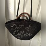 Anthropologie  Eugenia Kim out of office Straw crossbody shoulder Raffia Tote Bag Photo 5