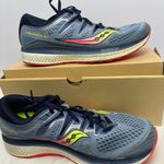 Saucony  Blue‎ and Neon Running Shoes Photo 2