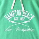 🔃Hampton Beach New Hampshire Green Hoodie Sweatshirt Size XL Photo 2