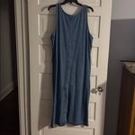 Carolina Blues Vintage  Denim Maxi Dress Photo 3