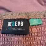 Anthropologie  Maeve Rose Gold Shimmer Ruffled Metallic Tube Top Plus Size 3X Photo 10
